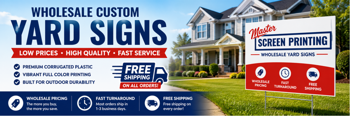 Wholesale Custom Yard Signs